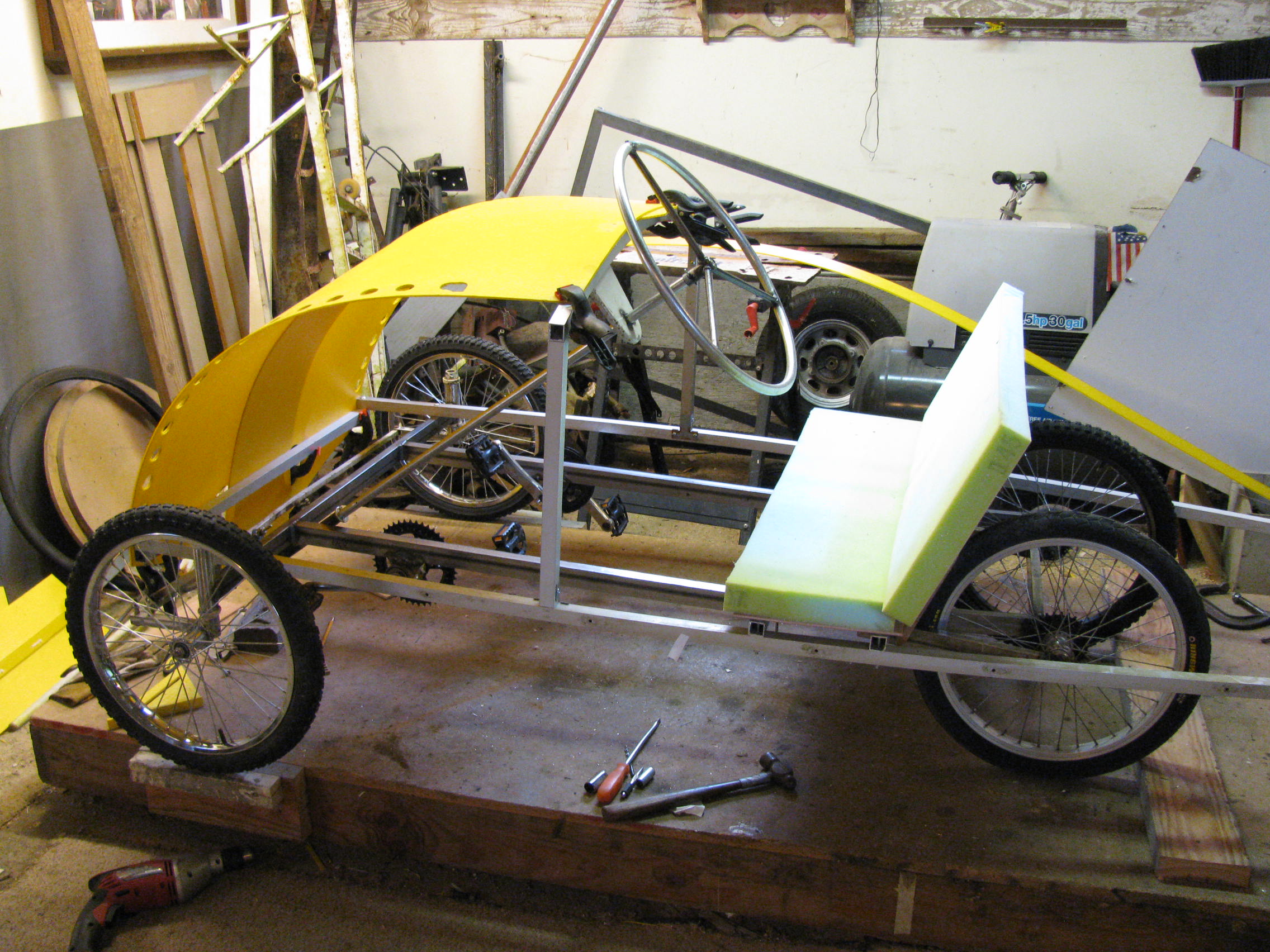 Pedal car frame on sale