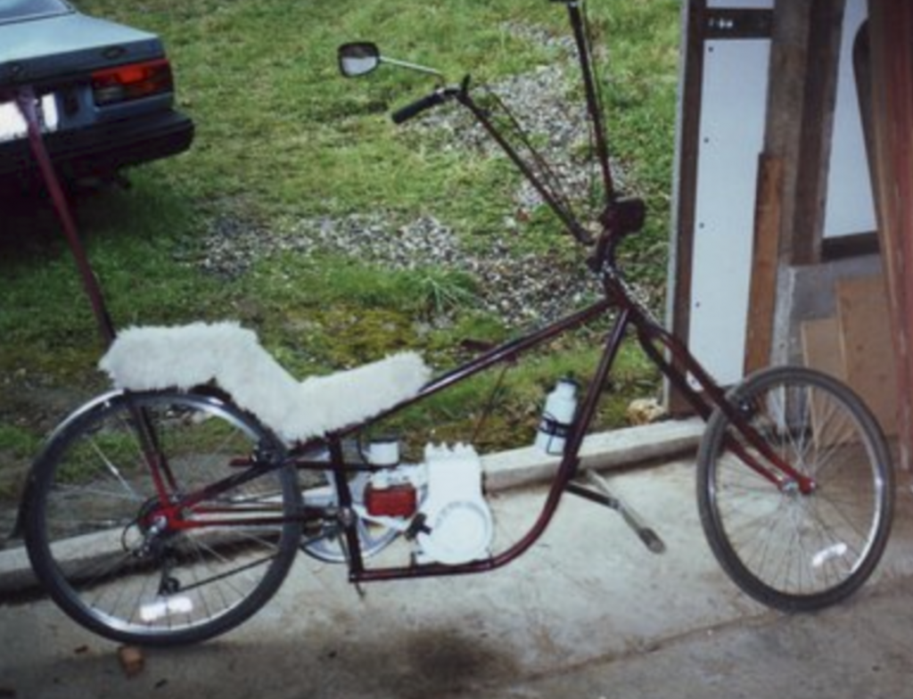 Motorized bicycle Elkinsdiy